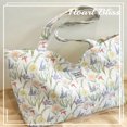 thumbnail image 1 of LNGOOR Floral Bliss BagCherry Print Simple Bucket Large One Shoulder Tote Bag For Female Students  One Shoulder School Bag, 1 of 7