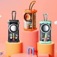 thumbnail image 3 of Kyusrd Transparent Mecha Style Wireless Bluetooth Audio Portable Outdoor Subwoofer Mini Speaker, 3 of 4