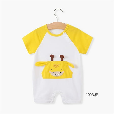

NIUREDLTD Baby Children Girls Print Summer Short Sleeve Romper Jumpsuit Clothes