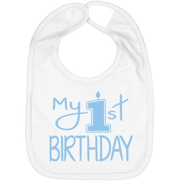 Babero para Bebé Aiden's Corner Mi 1er Cumpleaños Algodón 28x20 cm