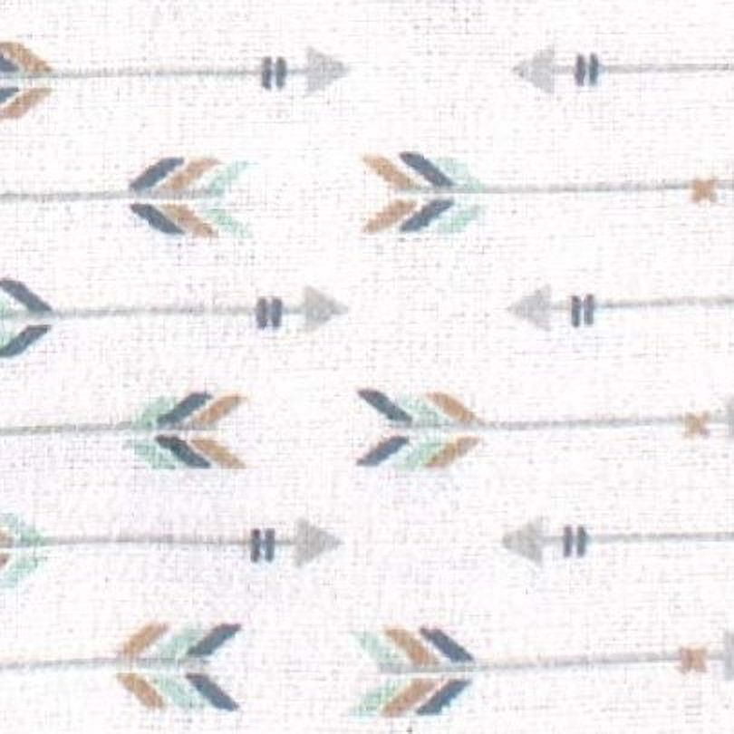 Luvable Friends Baby Boy Cotton Flannel Receiving Blankets, Boy Feathers 3-Pack, One Size