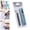 B, variant on Portable Binder Clip Stapler with Reusable Silver Metal Clips, No-Staple Paper Fastener for File Binding, Colorful Compact Design Clip Stapler, Cute Random Style Stapler Set 1Pcs