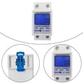 thumbnail image 2 of Medidor de energía digital AC 230V Vatímetro 5-80A para el hogar o el negocio (con retroiluminación), 2 of 4
