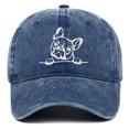 thumbnail image 1 of Washed Baseball Cap With French Embroidery For Outdoor Casual Wear - Visors Hat 2 Product Classification, 1 of 3