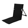 thumbnail image 4 of Silla de salón para acampar Silla con respaldo para picnic plegable con bolsa de almacenamiento Tubo de hierro Versátil Durable Tamaño abierto 39,5 cm Negro shamjiam Reposapiés plegable, 4 of 8