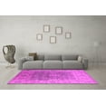 thumbnail image 3 of Ahgly Company Indoor Square Oriental Pink Industrial Area Rugs, 4' Square, 3 of 4
