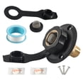 thumbnail image 3 of Shengyu RV City Water Inlet Connection Built In Brass Check Valves Rv Rv Accessories Convenient Hose Elbow Black, 3 of 6
