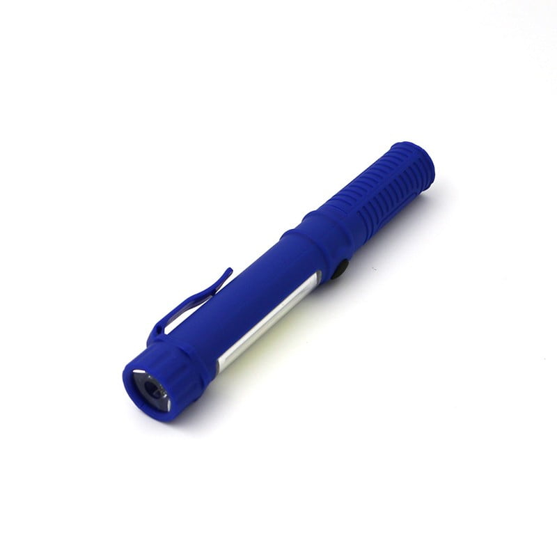 COB LED Pocket Pen Light Inspection Work Light Magnetic Torch Flashlight Mini 