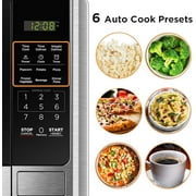 BLACK+DECKER 0.9 Cu.ft Countertop Microwave Oven in Stainless Steel