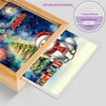 thumbnail image 4 of Merry Christmas and Happy New Year Santa Persian Holiday Xmas Winter 2025 Acrylic Plaque with Wood Photo Frame Box Cat Lover Kitten Owner Gifts Light Box - 00024, 4 of 5