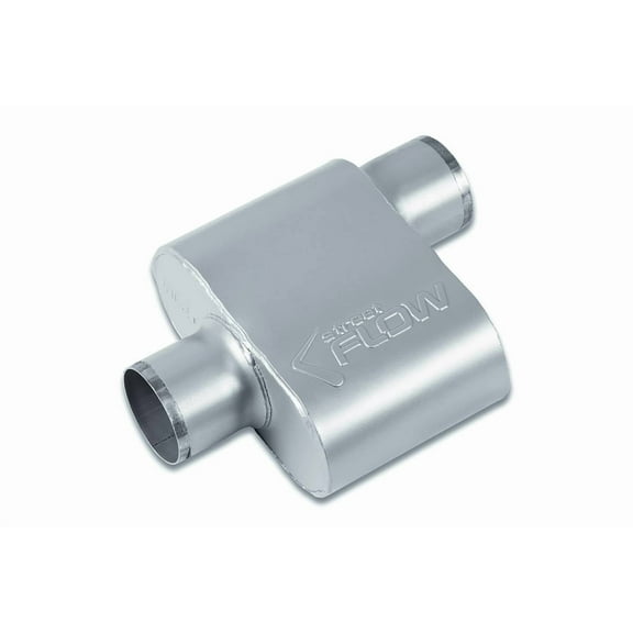 1 Chamber Street Flow Muffler 3.0' Center Offset 6.5' Oval B