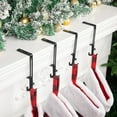 thumbnail image 4 of Dserfhy 2-in-1 Adjustable Christmas Stocking And Garland Hangers Metal Mantel Hooks No Drill Stocking Holder Holds Up to 11lbs, 4 of 8