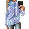 thumbnail image 4 of Sweat à Capuche d'Hiver pour Femmes Mode Pull de Noël Hoilidy Blouse Mi-Longue Ample Col Rond Cardigan Imprimé Pullover, 4 of 6