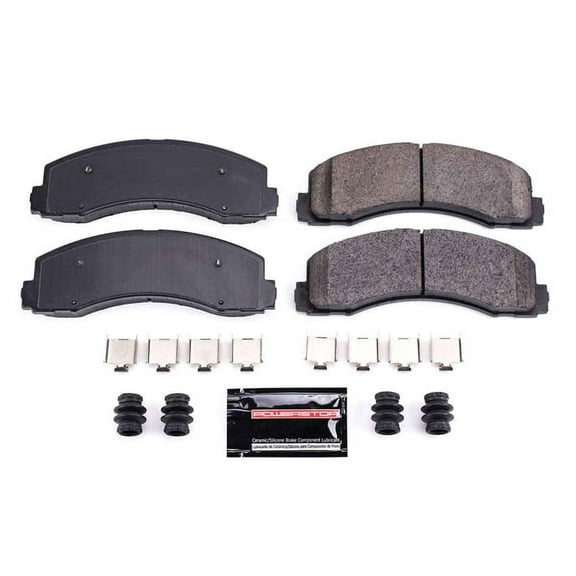 Power Stop Z23-2087, Z23 Carbon-Fiber Ceramic Front Brake Pad Set