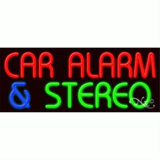 Arter Neon 11368 Business Neon Sign Car Alarm & Stereo