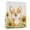 Happy Corgi and Sunflowers, variant on Haosy Hardcover 3 Ring Binder 1.5 Inch Ring Decorative Binder Organizer for Home School Office, Two Bunnies with Flower