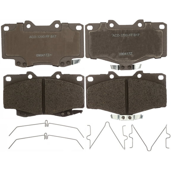 Disc Brake Pad Set Fits select: 1989-1995 TOYOTA PICKUP, 1989-1991 TOYOTA 4RUNNER