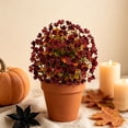 thumbnail image 5 of 22 Inch Fall Topiary Ball Stake, UV Resistant Waterproof Faux Plant with Detachable Stake for Porch Garden Planter Decor, 1PC,#C, 5 of 8