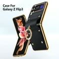 thumbnail image 3 of Allytech Galaxy Z Flip4 Case with Build-in Screen Protector, Full Body Shockproof Bling Ring Holder Stand Anti-Scratch Protective Phone Case Cover for Samsung Galaxy Z Flip4 -, 3 of 10