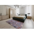 thumbnail image 4 of Ahgly Company Indoor Rectangle Mid-Century Modern Purple Oriental Area Rugs, 8' x 12', 4 of 6