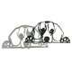 thumbnail image 1 of Troquel De Corte Perro Ahuecado Acero Al Carbono Adorable Delicado Relieve Plantilla Plantilla De Corte Para Diy Tarjeta De Regalo Álbum De Recortes Álbum Arte Artesanía Decoración, 1 of 7
