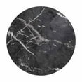 thumbnail image 3 of Pemberly Row 20"H Transitional Marble Concrete Stone Side Table in Black, 3 of 6