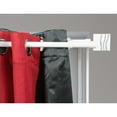thumbnail image 3 of Evideco Adjustable 3/4" Double Window Curtain Rod 50" to 82" White - 50" to 82" L x 3/4" D Black, 3 of 5