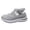 Gray, variant on Women Round Toe Mesh Hollow Out Platform Wedge Sandals Soft Padded Footbed Summer Daily Shoes