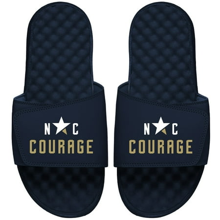 

Youth ISlide Navy North Carolina Courage Wordmark Logo Slide Sandals