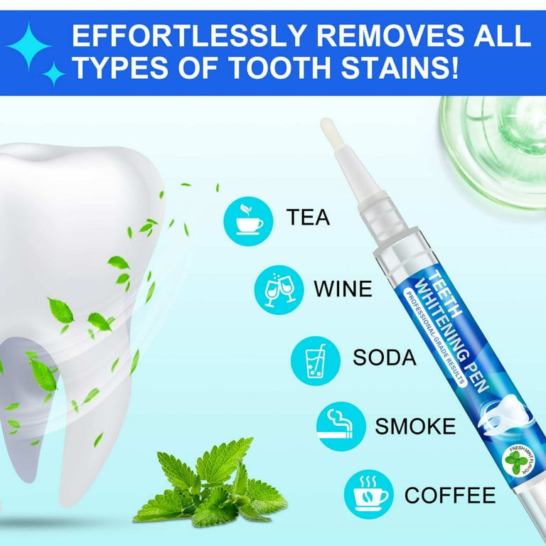 Yecuce Teeth Whitening Pen,Home Travel Friendly Teeth