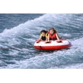 thumbnail image 3 of Airhead Hot Shot 2 Inflatable Round Deck Single Rider Towable Tube for Boating | AHHS-12, 3 of 5