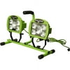 Designers Edge L1314 Green Portable Dual Multidirectional Worklights