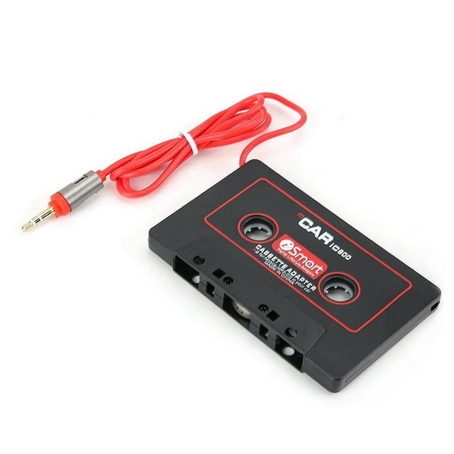 Adaptador de cassette Para Automóvil, Adaptadores de reproductor de cassette de audio Cape de Caja Cable Aux a la Caja Adaptador de 3.5 mm Conector de Cinta de Cable de Audio