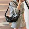 thumbnail image 3 of Bolso bandolera retro de gran capacidad para mujer, estilo nicho, de alta gama, de color sólido, muy vendido, 2025, 3 of 5