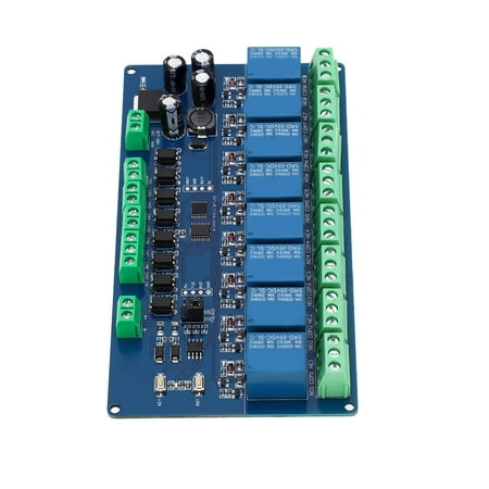 8 Channel Relay Module, 8 Way Input Relay Module Practical Continuous ...