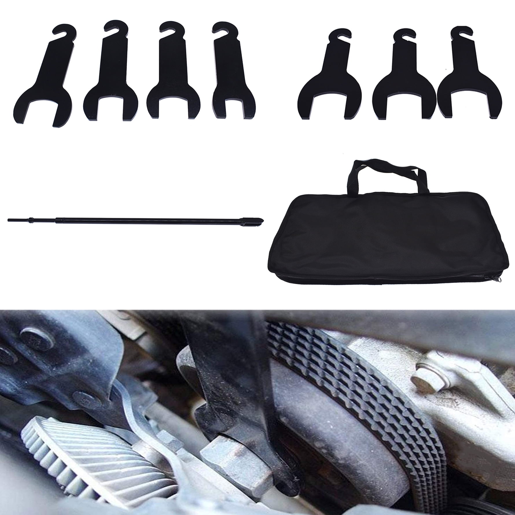 findmall 43300 Pneumatic Fan Clutch Wrench Set Fit for Ford GM Jeep