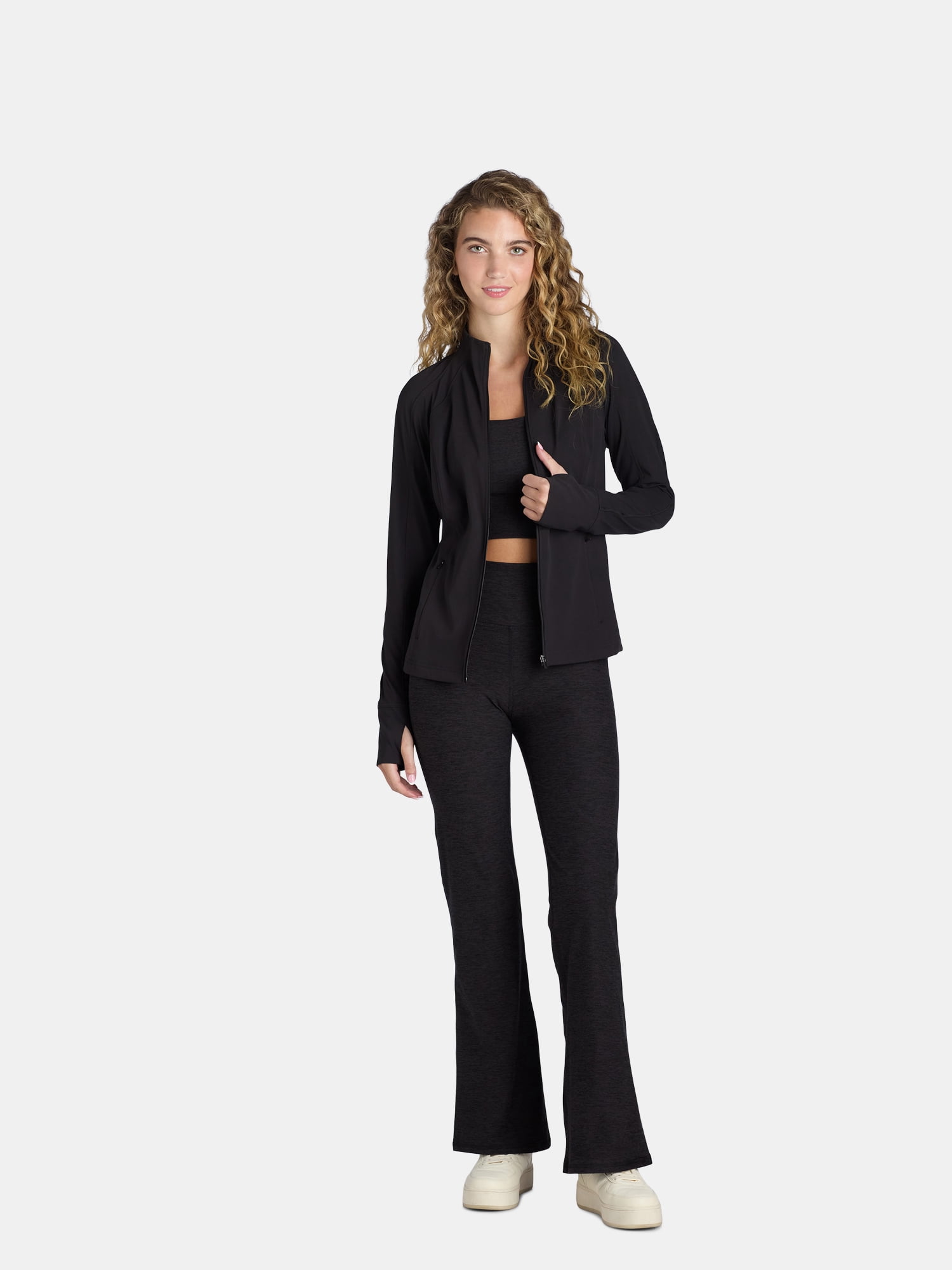 Athletic Works Women's ButterCore Flare Pants, Sizes XS-XXXL