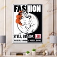 thumbnail image 2 of Style Passion Life Fashion Woman IV 12 in x 20 in Framed Painting Canvas Art Print, by Designart, 2 of 5
