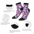 thumbnail image 5 of Pofeuu cartoon rainbow Skull Print 30cm Socks, Adult Running Hiking Socks for Youth and Adult, 5 of 7