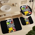 thumbnail image 6 of Battle for Dream Island BFDI 4PCS Bathroom Sets Shower Curtain Sets with Toilet Lid Cover, U-Shaped Mat And Bath Mat, 6 of 8