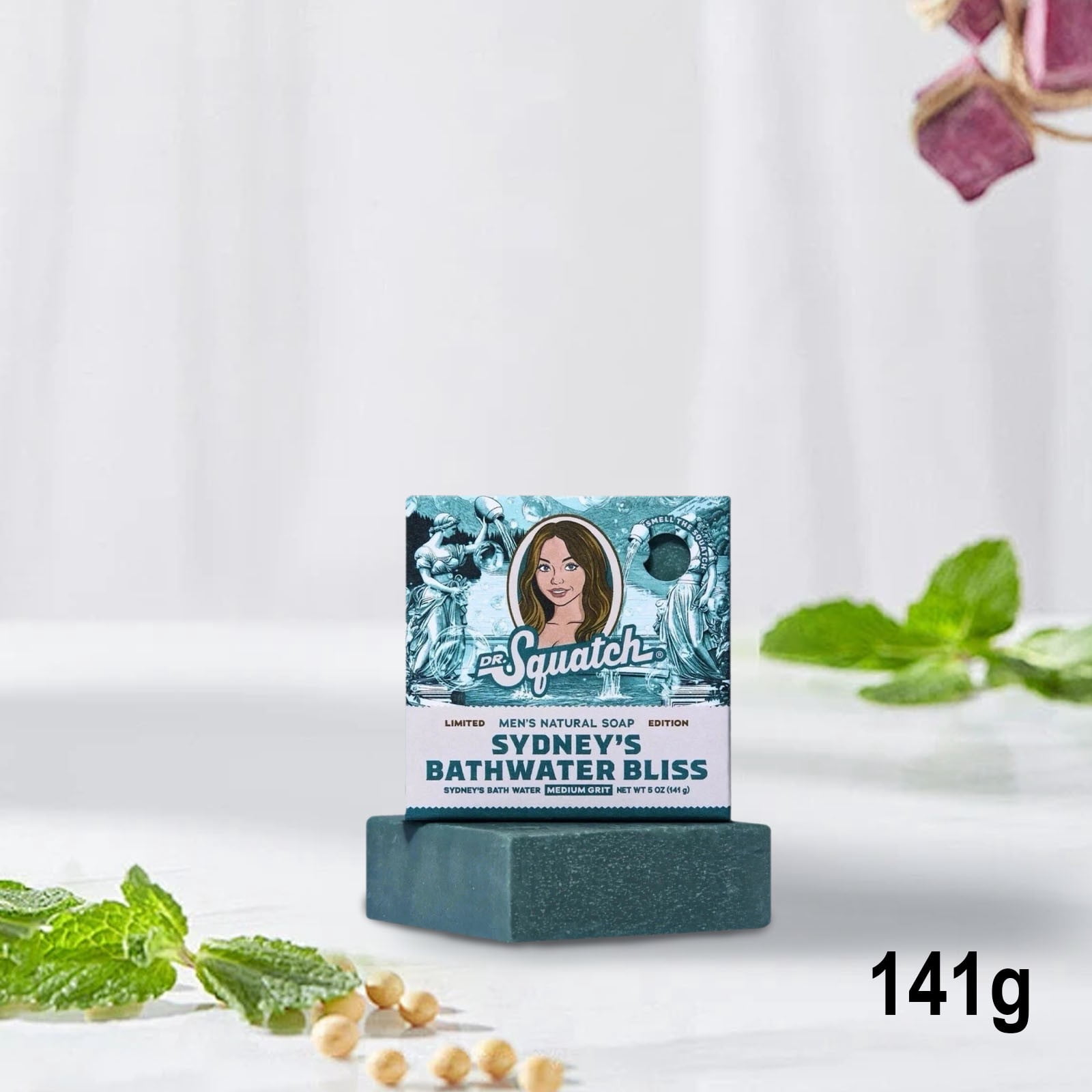 Dr. Squatch Sydney Sweeney Bathwater Bliss Bar Soap, 5oz