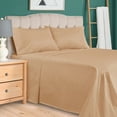thumbnail image 2 of Superior 4-Piece Modern Beige 300 Thread Count Egyptian Cotton Sheet Set, California King, 2 of 8