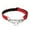 Red, variant on Durable Nylon Reflective Training Dog Collar for Secure Comfortable Walking and Obedience Control