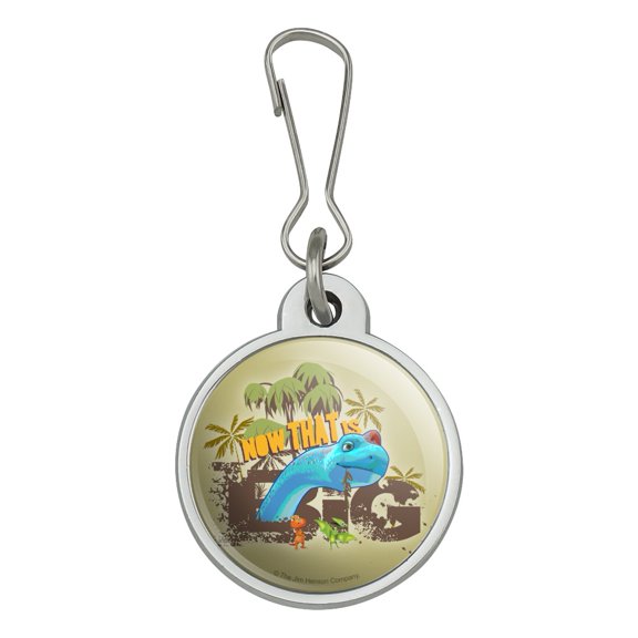 Now That is Big Dinosaur Train Jacket Handbag Purse Luggage Backpack Zipper Pull Charm