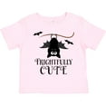 thumbnail image 3 of Inktastic Halloween Bat Frightfully Cute Holiday Boys or Girls Toddler T-Shirt, 3 of 5
