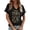 C-Black123, variant on DHFJKG Women's Graphic T Shirt Dinosaur Printed Short Sleeve V Neck Tees Tops Casual Summer Outfit
