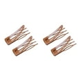 thumbnail image 3 of fastboy Ornements pour Cheveux Outils de Coiffure Robustes Simples Pince Latérale Pince à Pression Café 2Set, 3 of 6