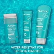 Aveeno Protect + Soothe Mineral Sunscreen Stick Broad Spectrum SPF 50