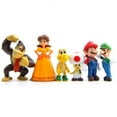 thumbnail image 3 of Nightwill Super Mario Figure Set, 18-Piece PVC, Includes Mario, Luigi, Yoshi & Peach, 3-6cm, 3 of 6