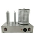 thumbnail image 4 of Hot Dog Warmer Sausage Grilling Machine Commercial Grilled Hot Dog Machine with Temperature Control and 4 Heating Rods, 4 of 17